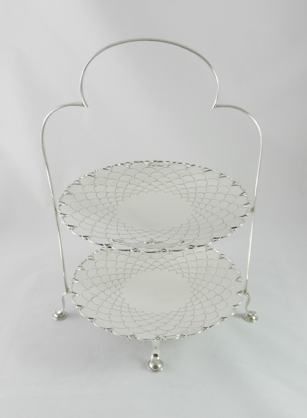 Art Deco Silver Cake Stand.