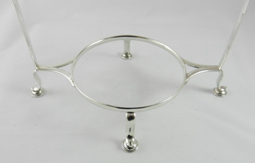Art Deco Silver Cake Stand. View IV