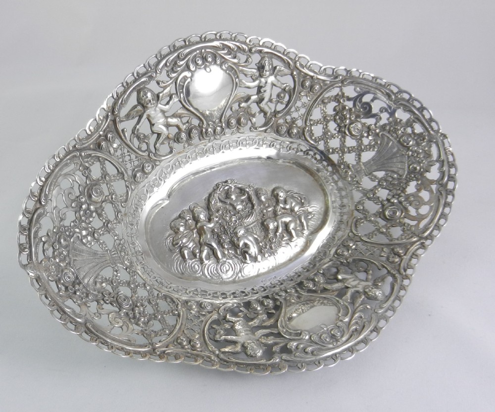 Antique Silver Dish.