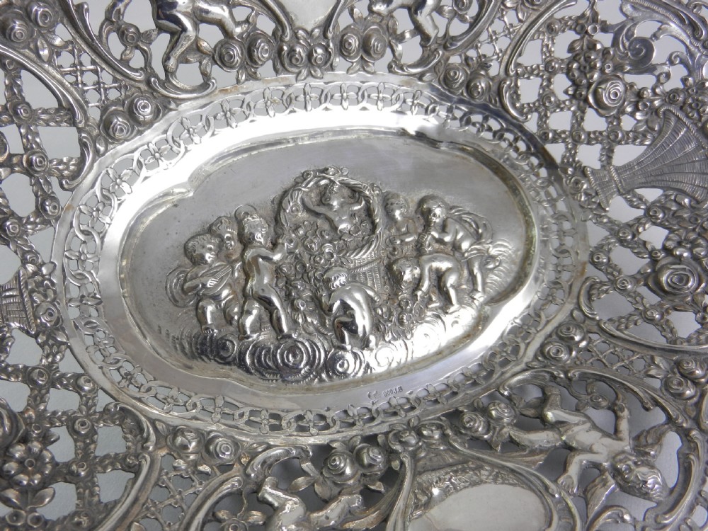 Antique Silver Dish. View V
