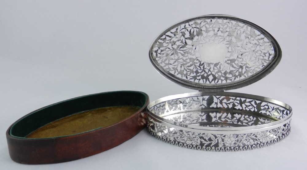 Antique Silver Jewellery Box. View V
