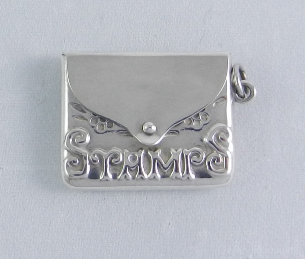 Silver Stamp Case.