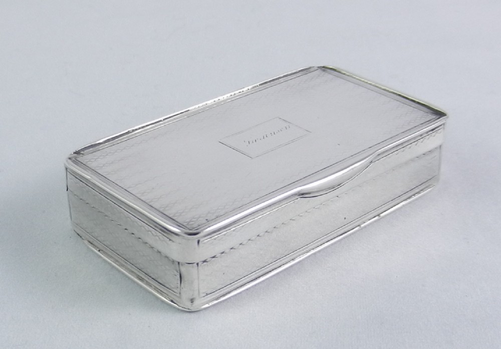 Antique Silver Snuff Box.