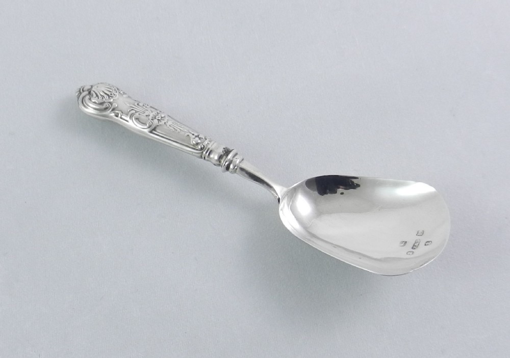 William IV Silver Caddy Spoon.