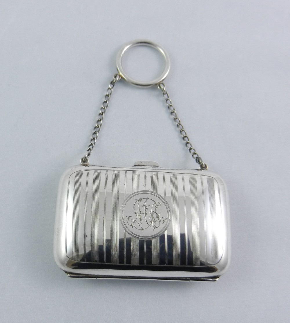 Antique Silver Purse.