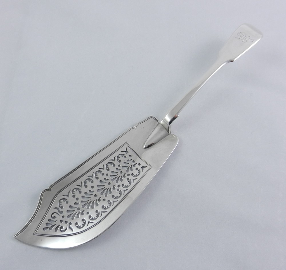 Antique Silver Fish Slice.