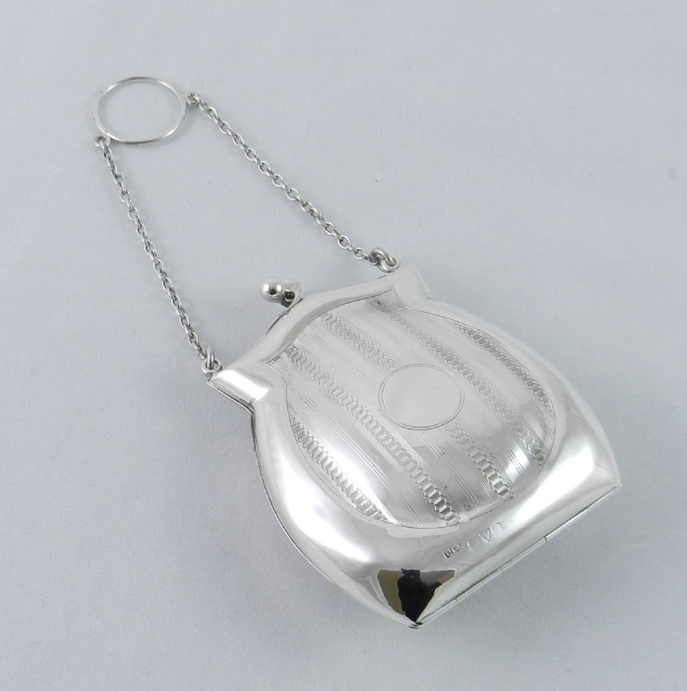 Antique Silver Purse.
