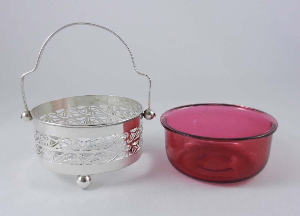 Antique Silver Sweet Dish. View III
