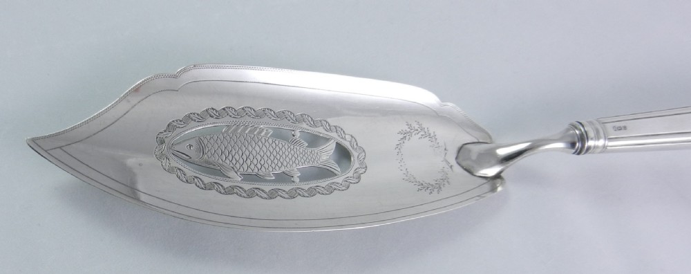 Georgian Silver Fish Slice. View II