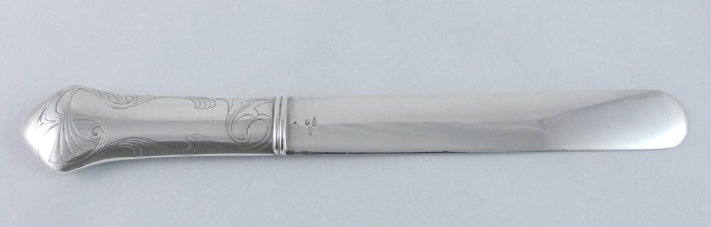Antique Russian Silver Paper Knife. View II