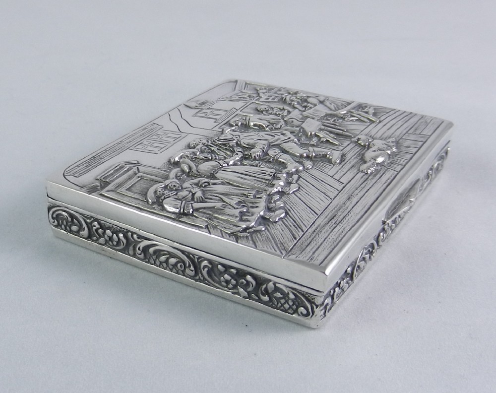 Antique Silver Table Box.