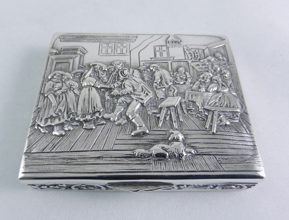 Antique Silver Table Box. View II
