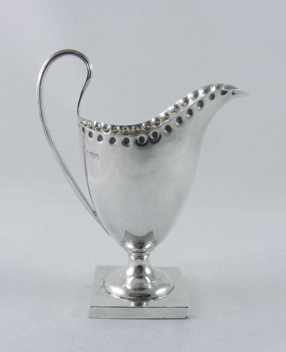Antique Silver Cream Jug.