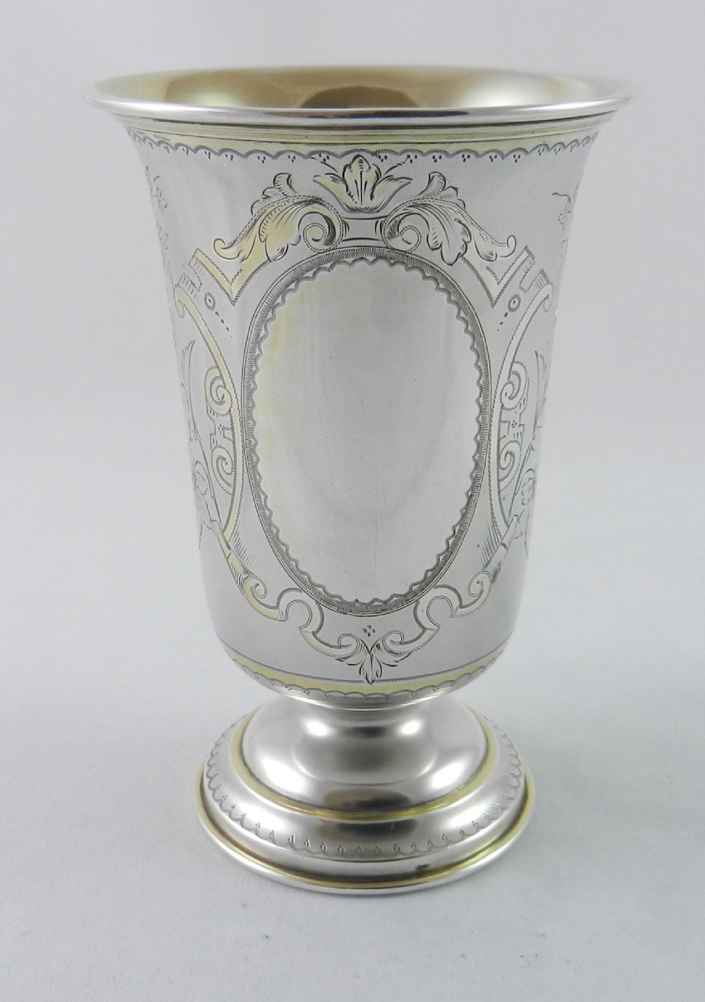 Antique Silver Aesthetic Movement Goblet.