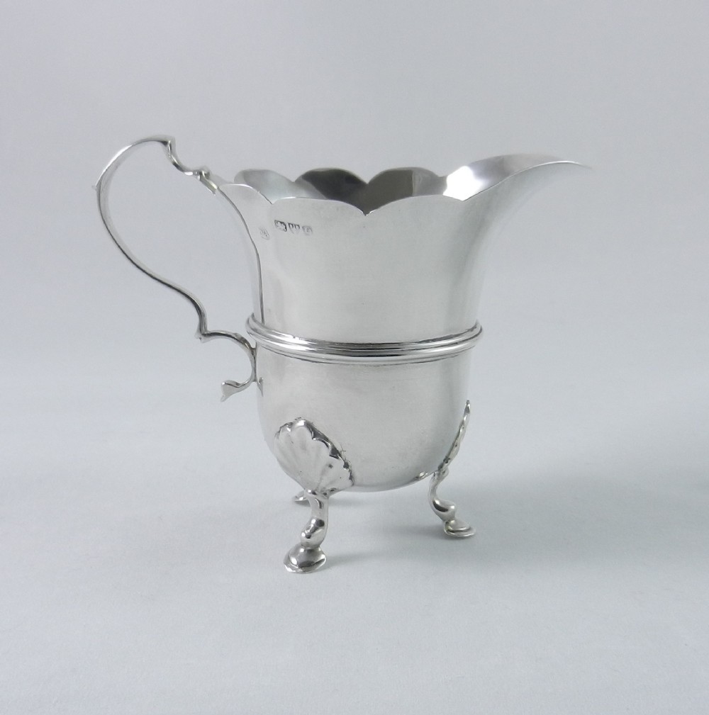 Antique Silver Cream Jug.