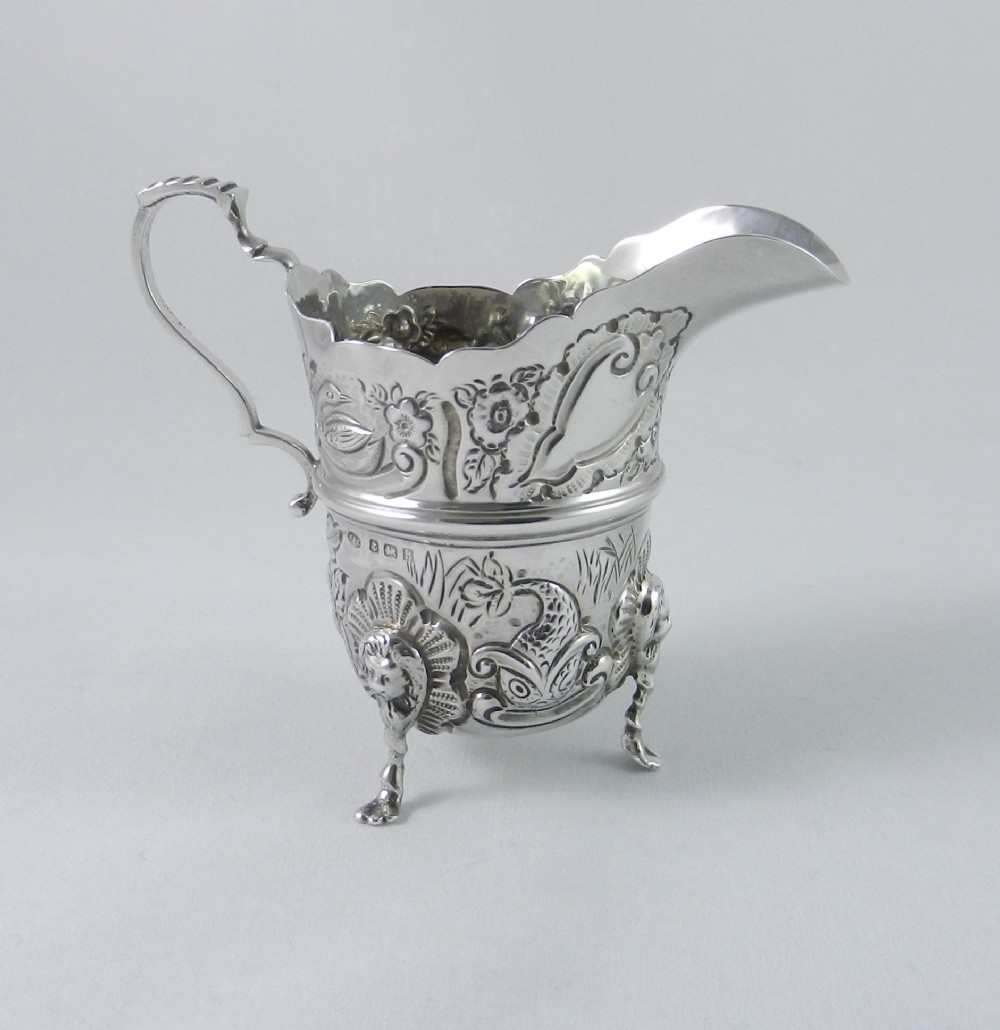 Antique Silver Cream Jug.