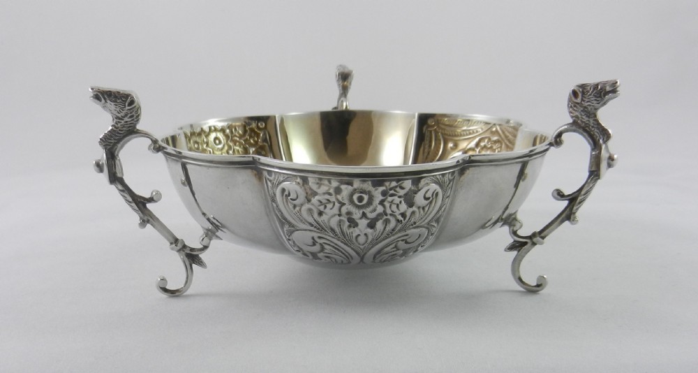 Antique Silver Dish.