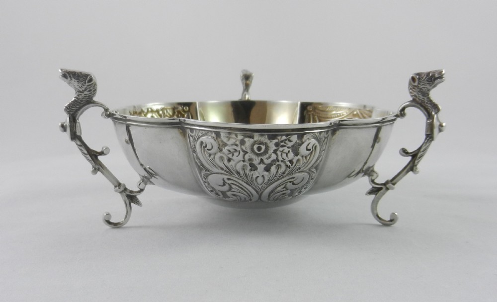 Antique Silver Dish. View V