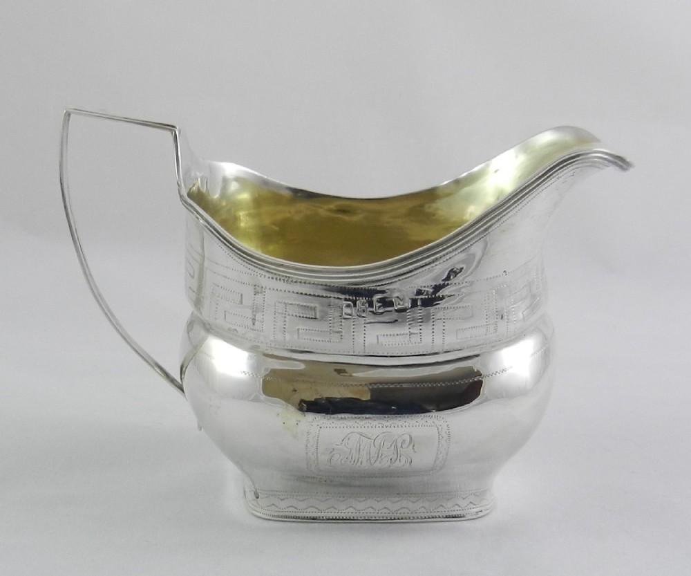 Georgian Irish Silver Cream Jug.