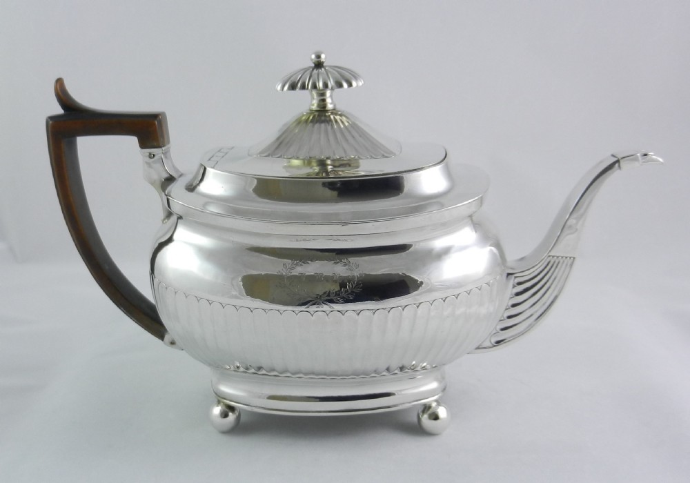 Georgian Silver Tea Pot.