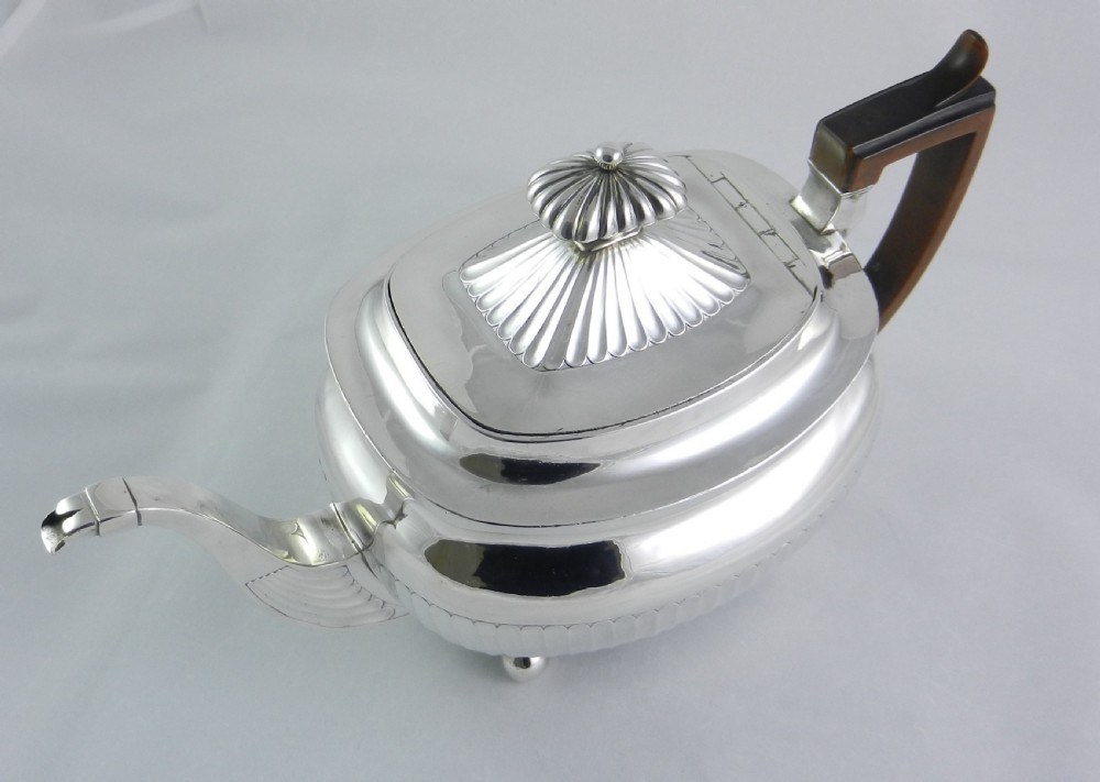 Georgian Silver Tea Pot. View III