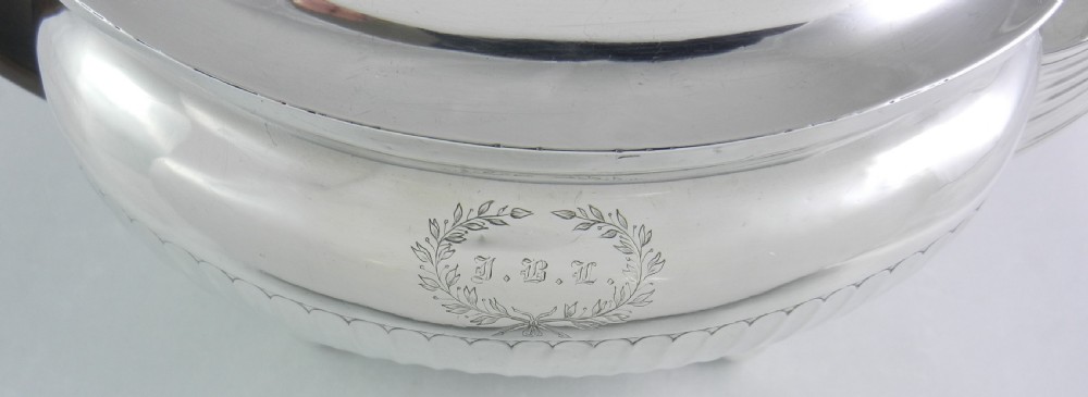 Georgian Silver Tea Pot. View IV