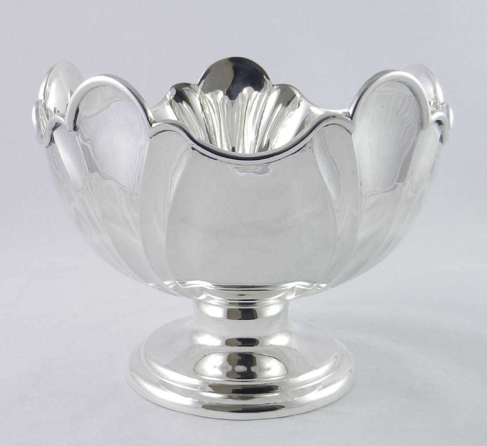 Antique Silver Rose Bowl.