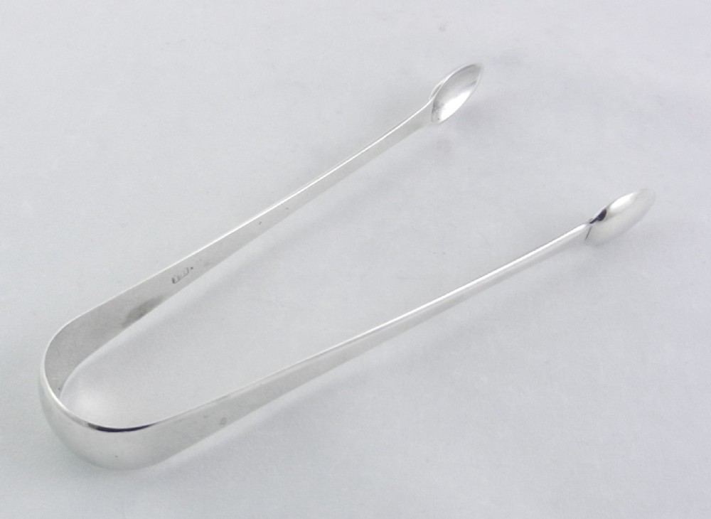 Antique Silver Sugar Tongs.