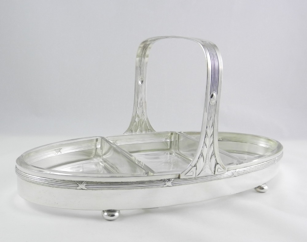 WMF Silverplated Hors de Ouevres Dish. View II