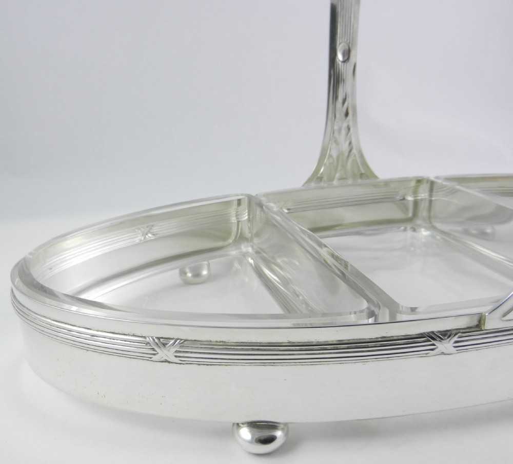 WMF Silverplated Hors de Ouevres Dish. View VI