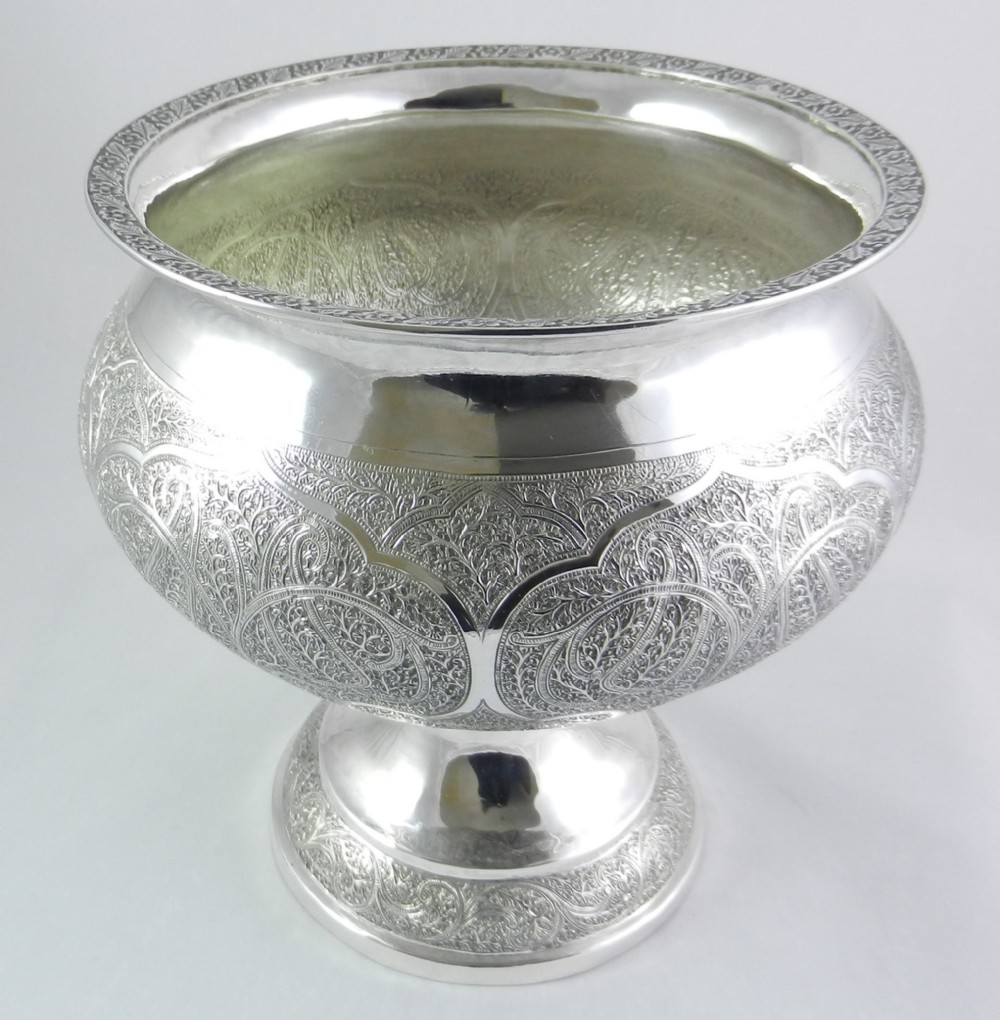 Antique Indian Silver Bowl.