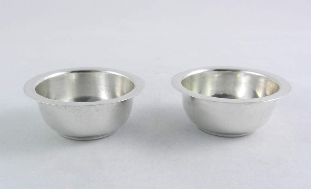 Pair Victorian Silver Salts.