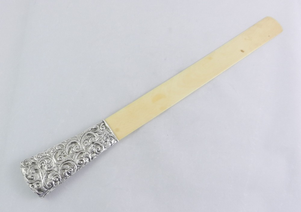 Antique Silver-Handled Paper Knife.