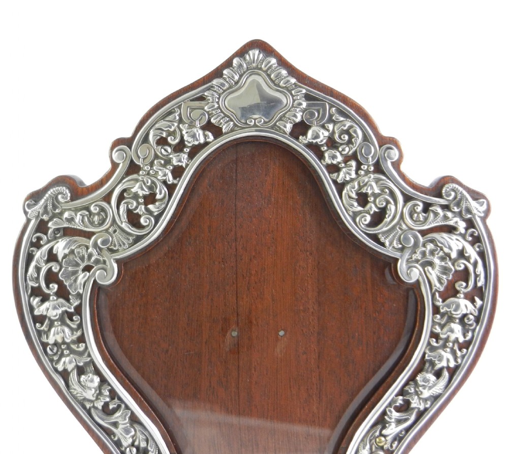 Antique Silver Photograph Frame. View IV