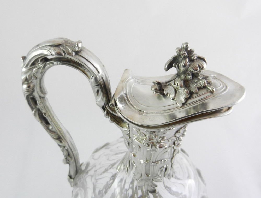 Antique Silver-Mounted Claret Jug. View IV