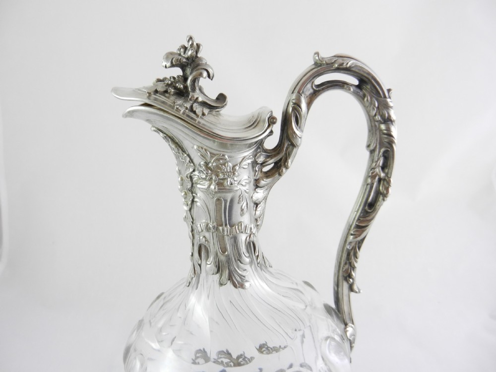 Antique Silver-Mounted Claret Jug. View VI
