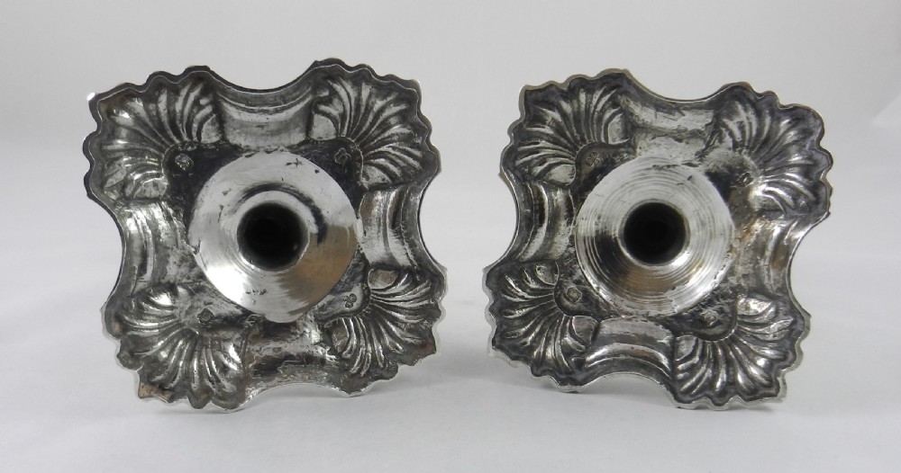 Geo.II Silver Candlesticks. View VIII