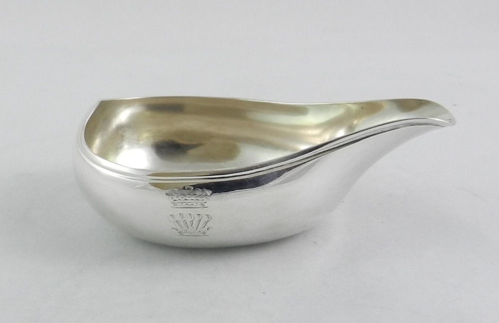 Antique Silver Pap Boat,