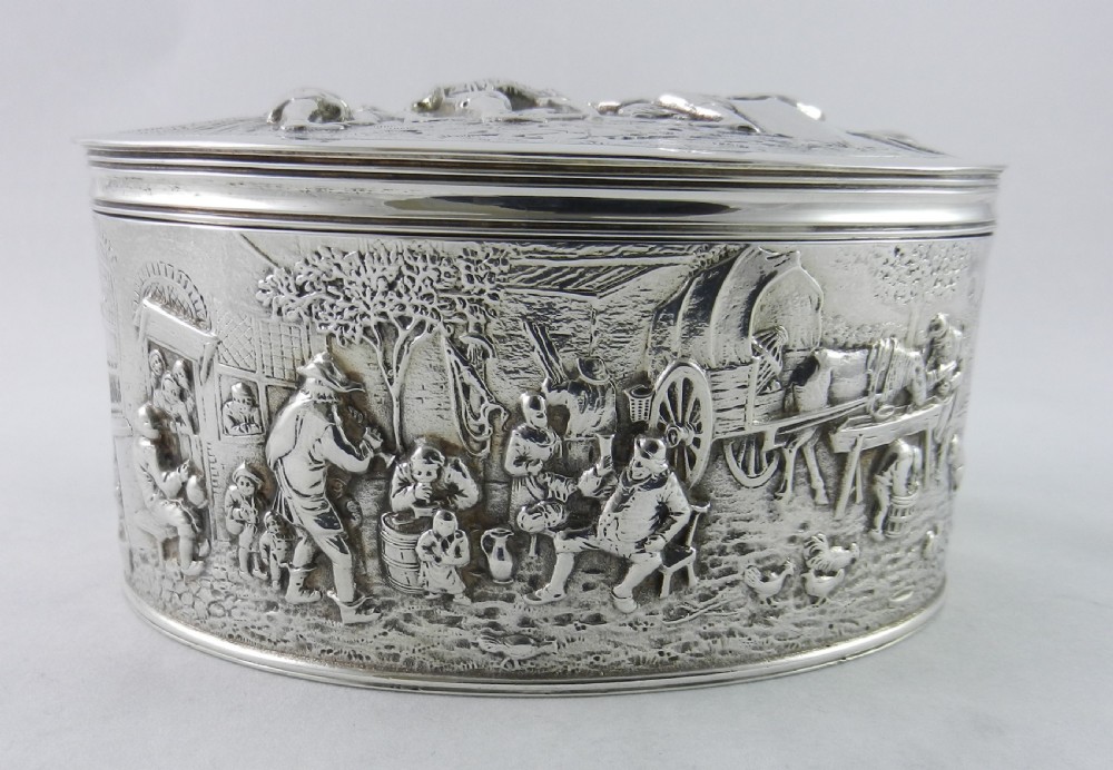Silver Biscuit Box, View VII