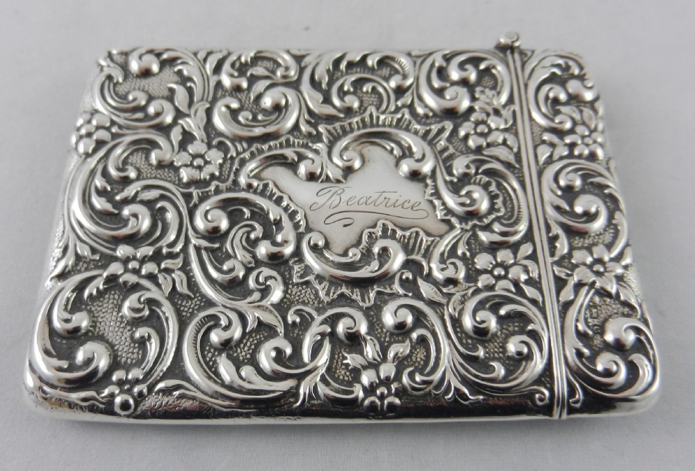 Antique Silver Card Case. View II