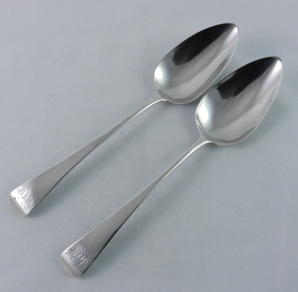 Georgian Silver Serving Spoons,