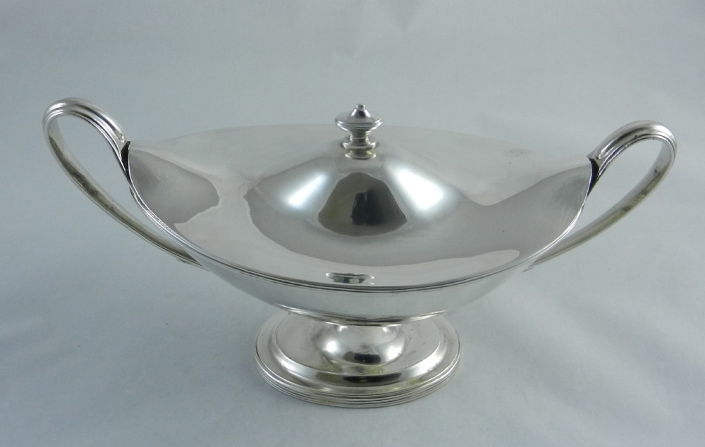 Georgian Silver Sauce Tureens. View IV