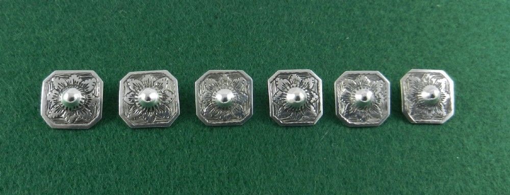 Antique Silver Buttons. View II