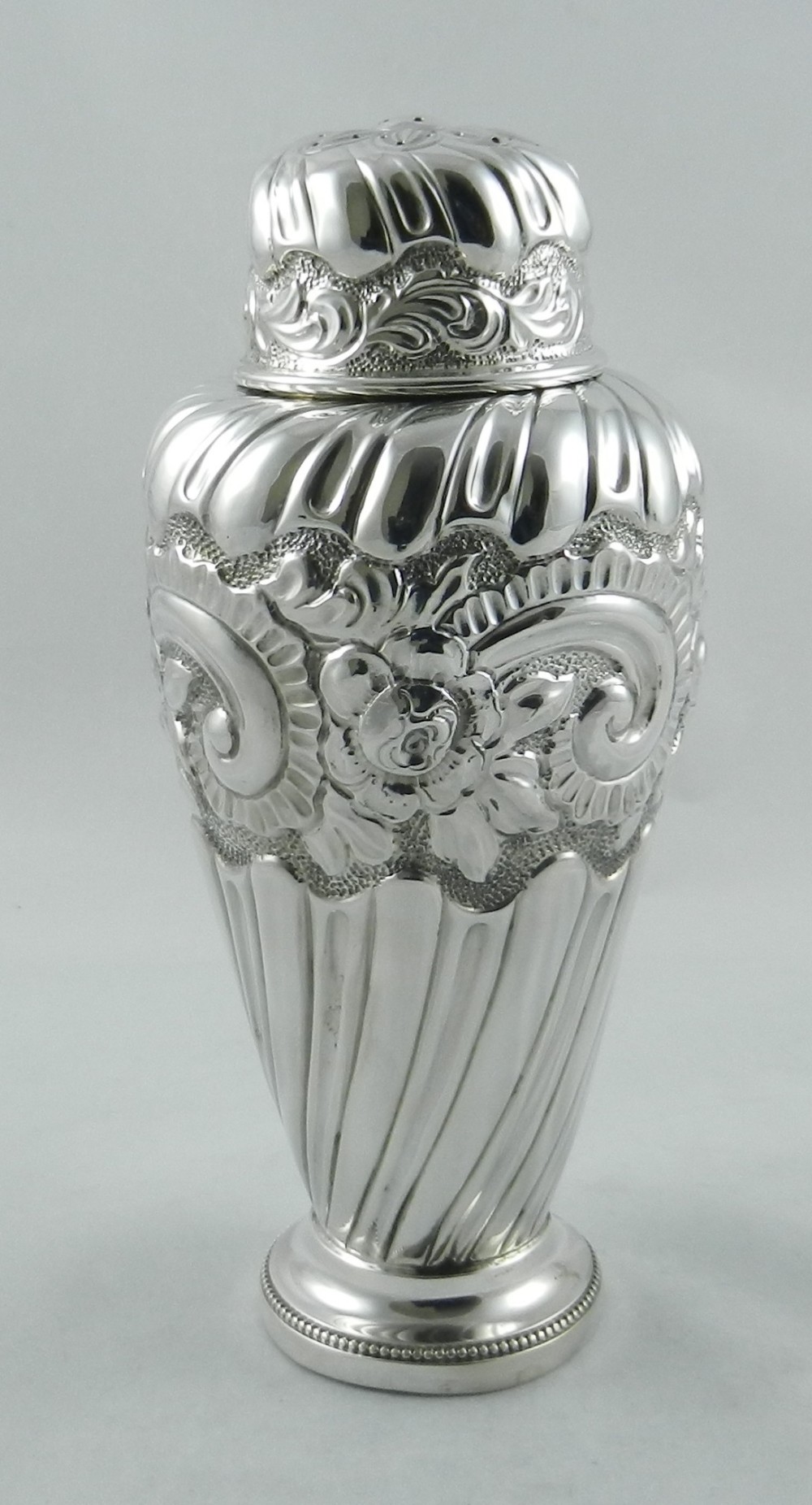 Large Antique Silver Caster.