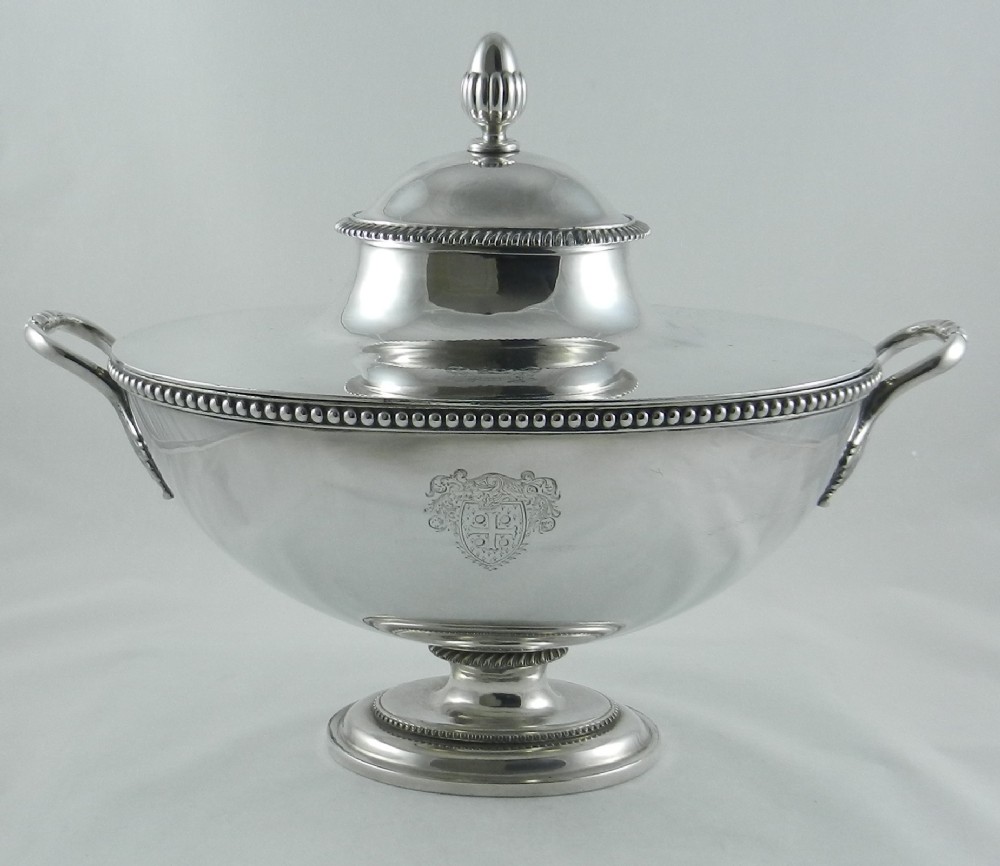 Antique Silverplated Soup Tureen.