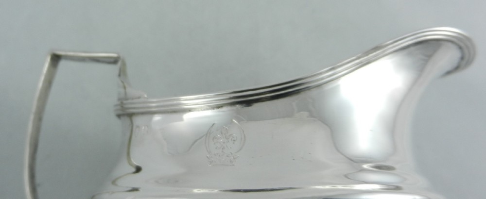 Geo.III Silver Newcastle Cream Jug. View IV