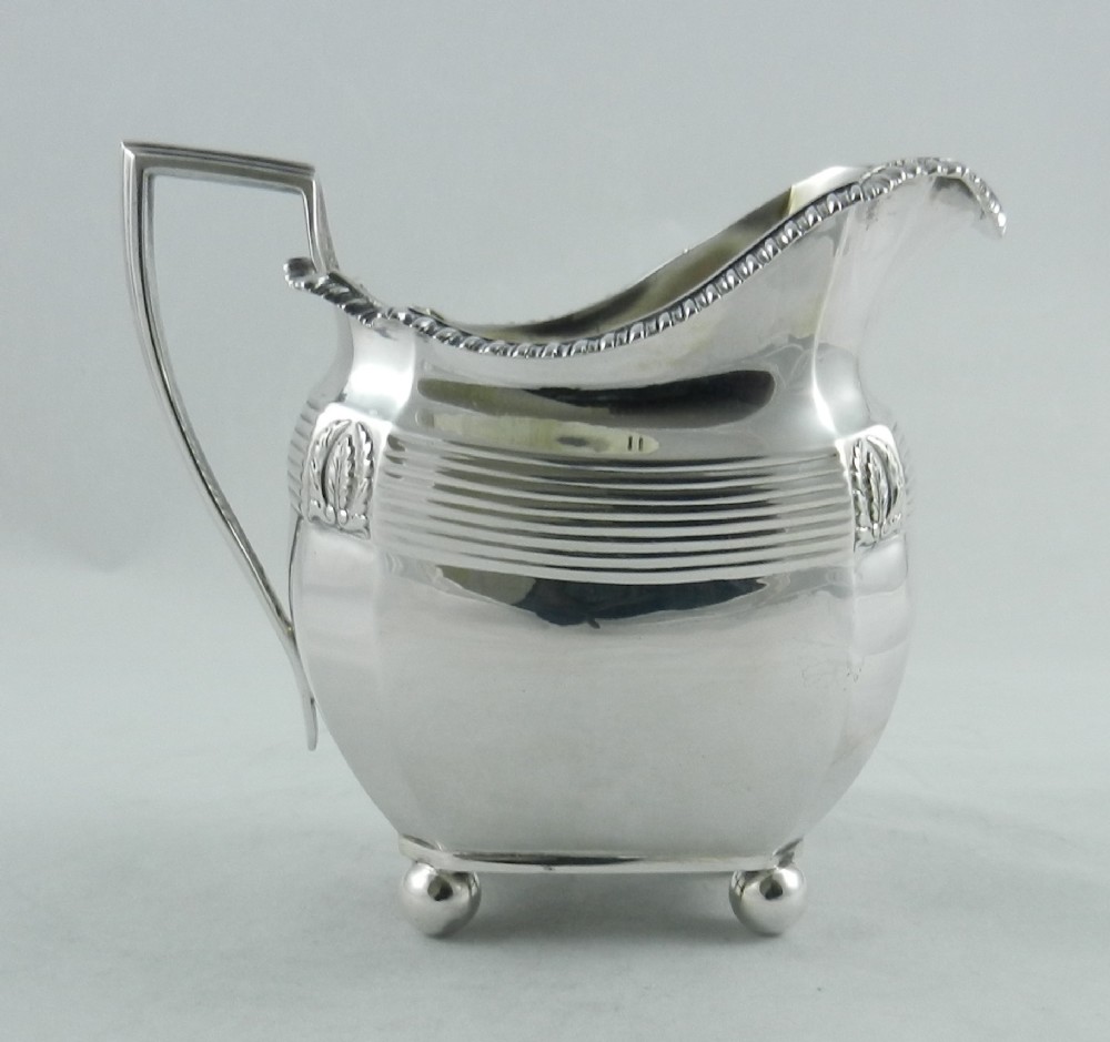 Antique Silver Cream Jug.