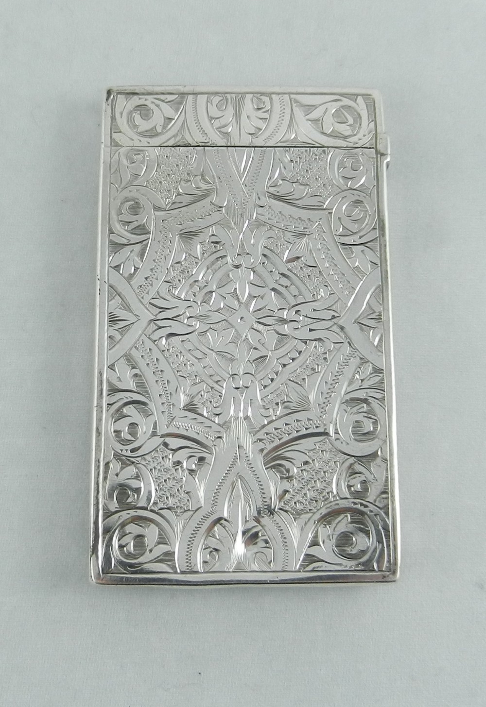 Antique Silver Card Case.