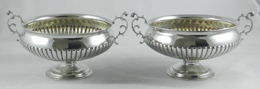 Antique Silver Bowls By Charles Stuart Harris.