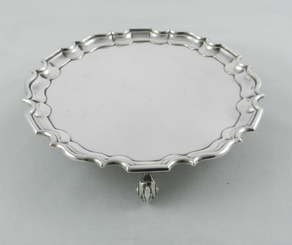 Antique Silver Salver.